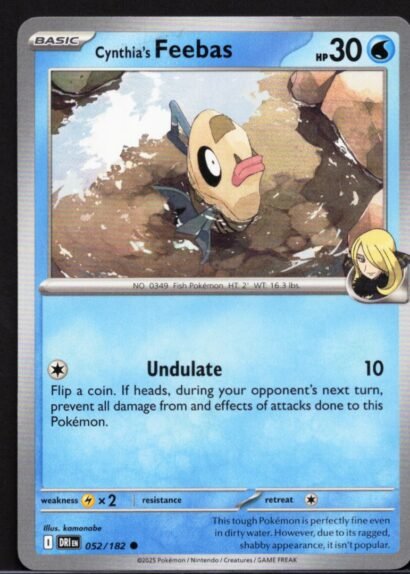 Pokémon Trading Card Game Cynthia's Feebas