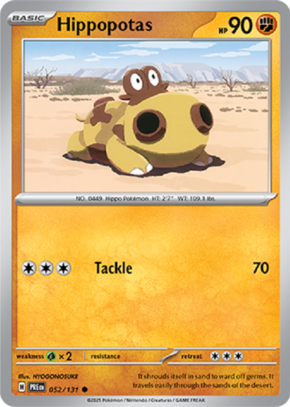Pokémon Trading Card Game Hippopotas
