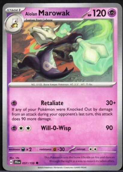 Pokémon Trading Card Game Alolan Marowak