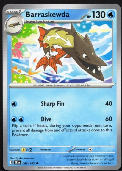 Pokémon Trading Card Game Barraskewda