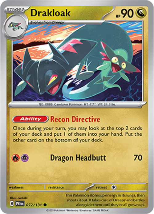 Pokémon Trading Card Game Drakloak