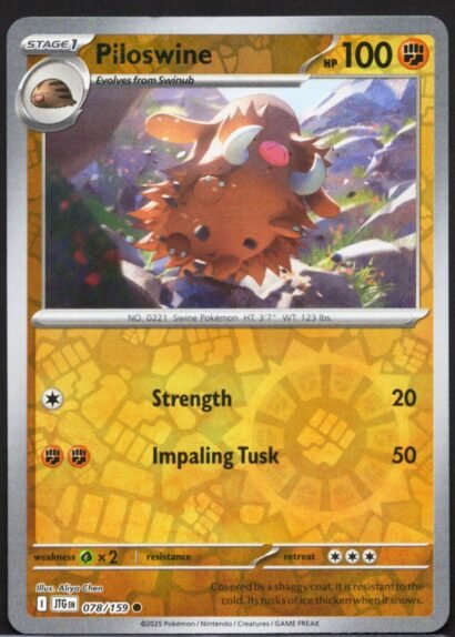 Pokémon Trading Card Game Piloswine