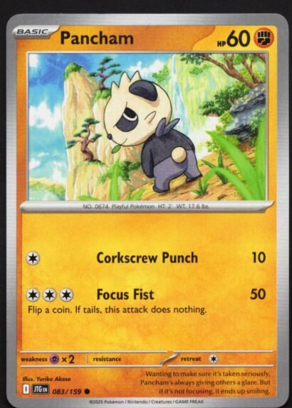 Pokémon Trading Card Game Pancham