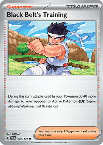 Pokémon Trading Card Game Black Belt's Training