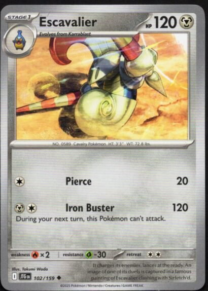 Pokémon Trading Card Game Escavalier