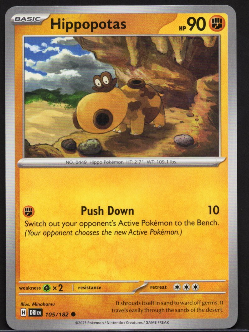 Pokémon Trading Card Game Hippopotas