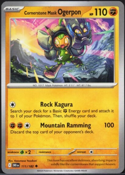 Pokémon Trading Card Game Cornerstone Mask Ogerpon