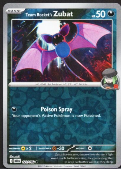 Pokémon Trading Card Game Team Rocket's Zubat