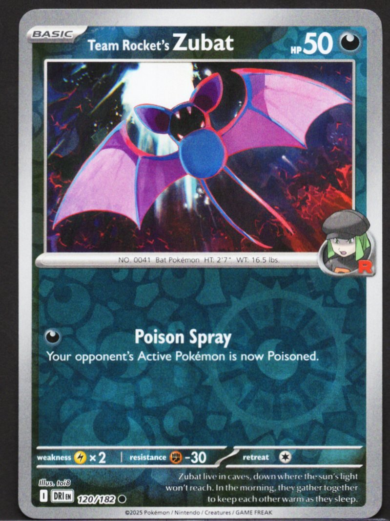 Pokémon Trading Card Game Team Rocket's Zubat
