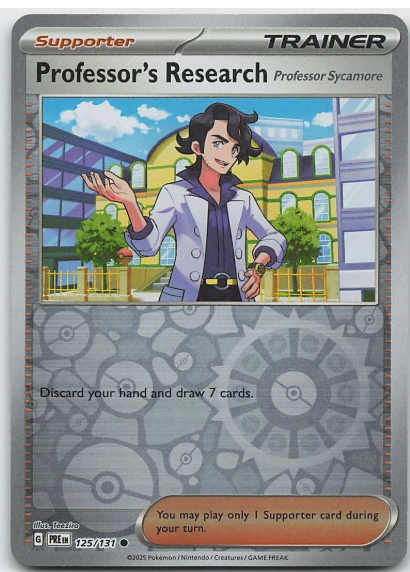 Pokémon Trading Card Game Professor's Research (Professor Sycamore)