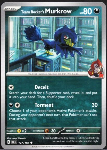 Pokémon Trading Card Game Team Rocket's Murkrow