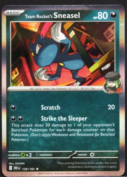 Pokémon Trading Card Game Team Rocket's Sneasel