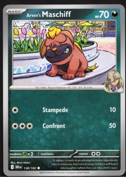 Pokémon Trading Card Game Arven's Maschiff