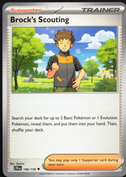 Pokémon Trading Card Game Brock's Scouting