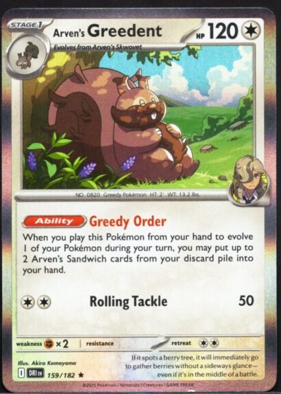 Pokémon Trading Card Game Arven's Greedent