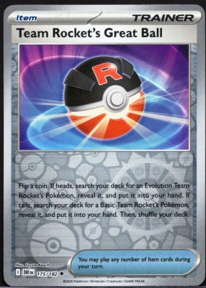 Pokémon Trading Card Game Team Rocket's Great Ball