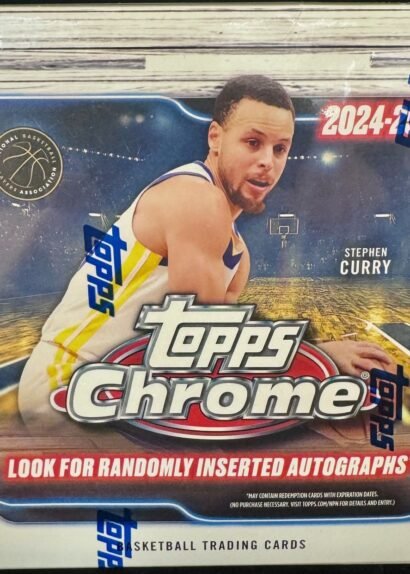 Topps Chrome NBA Basketball Hobby Box Stephen Curry Edition