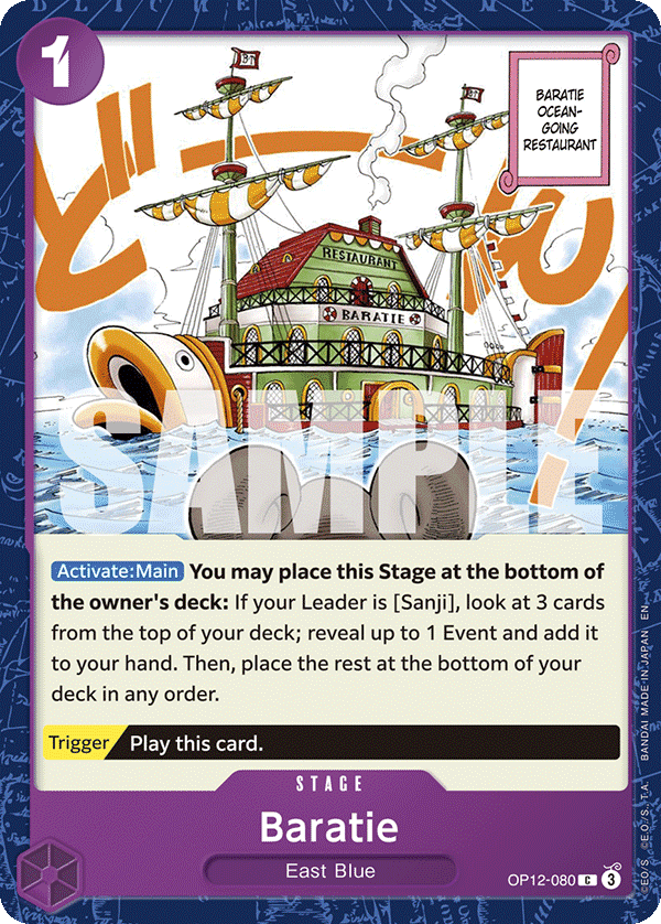 One Piece Card Game Baratie