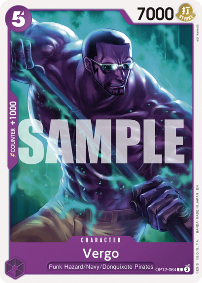 One Piece Card Game Vergo