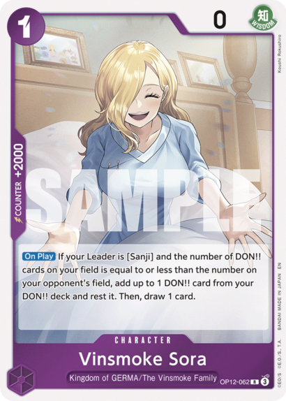 One Piece Card Game Vinsmoke Sora