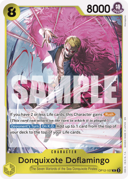 One Piece Card Game Donquixote Doflamingo