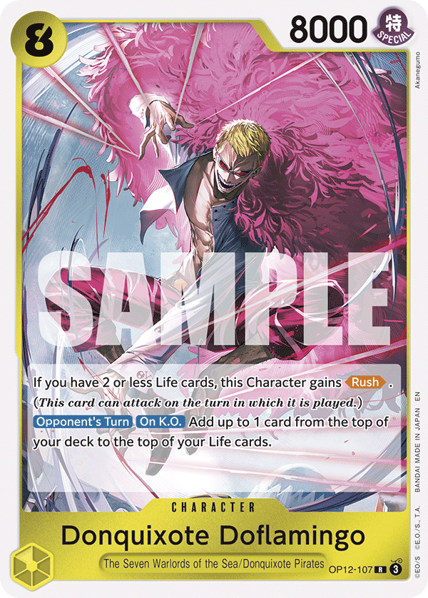 One Piece Card Game Donquixote Doflamingo