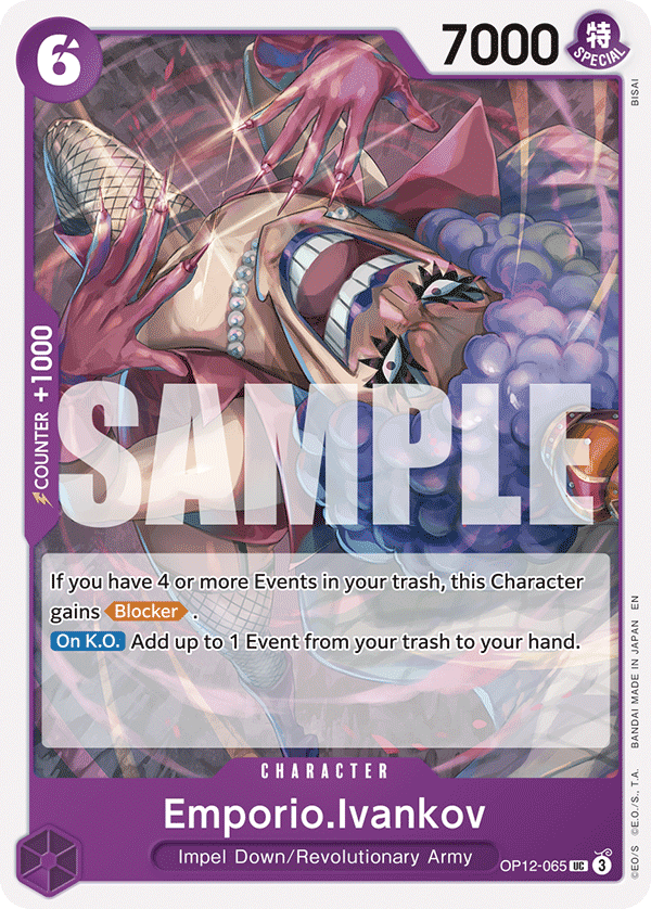One Piece Card Game Emporio.Ivankov