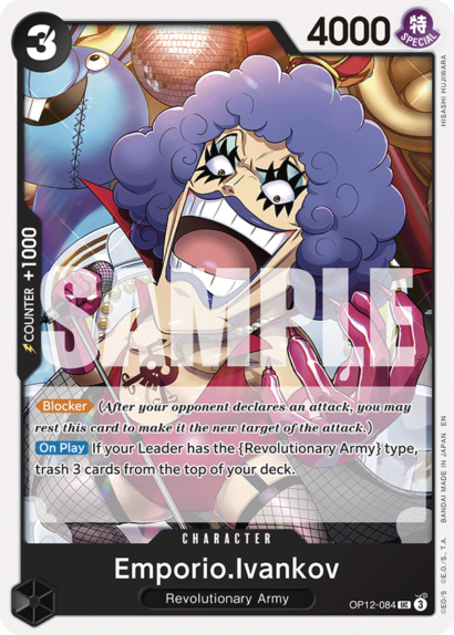 One Piece Card Game Emporio.Ivankov