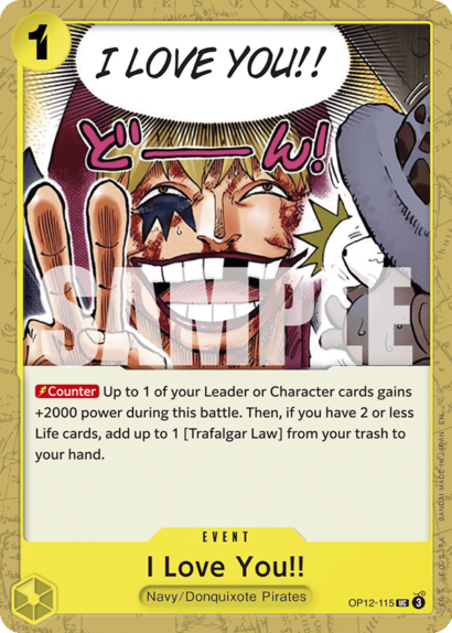 One Piece Card Game I Love You!!