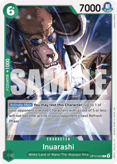 One Piece Card Game Inuarashi