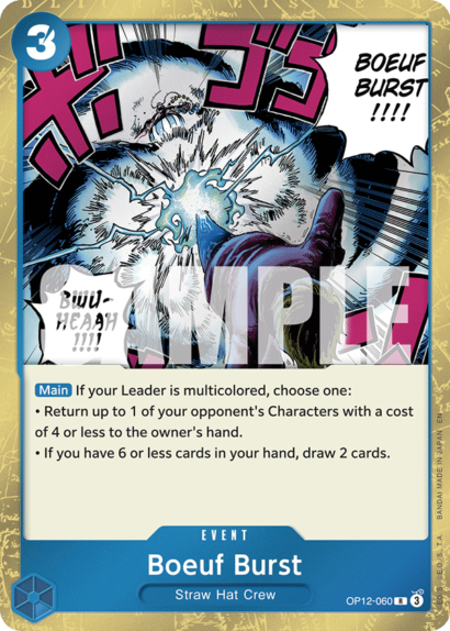 One Piece Card Game Boeuf Burst