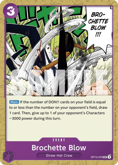 One Piece Card Game Brochette Blow