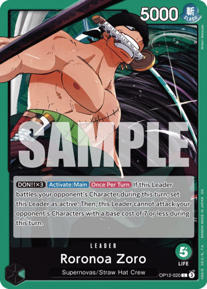 One Piece Card Game Roronoa Zoro