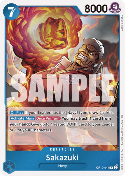One Piece Card Game Sakazuki