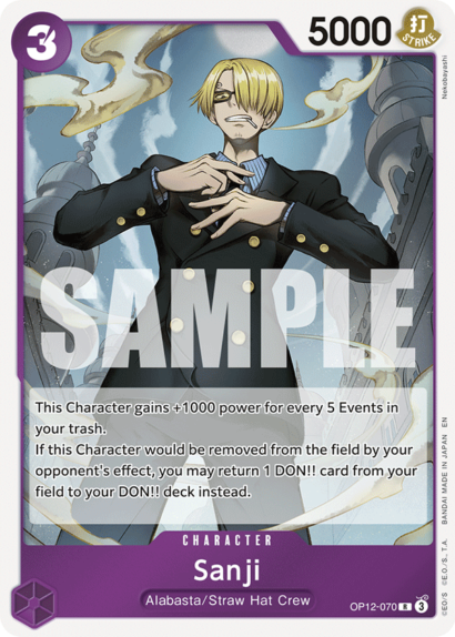 One Piece Card Game Sanji